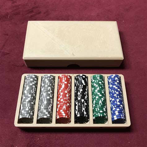mini clay poker chip set